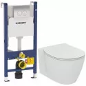 Комплект подвесной унитаз Ideal Standard Connect E771801 + E772401 + система инсталляции Geberit 458.124.21.1
