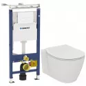 Комплект подвесной унитаз Ideal Standard Connect E771801 + E772401 + система инсталляции Geberit 458.125.11.1