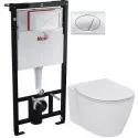 Комплект подвесной унитаз Ideal Standard Connect E771801 + E772401 + система инсталляции AlcaPlast AM101/11203:1RUSSETM71