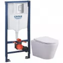Комплект подвесной унитаз Esbano Clavel ESUPCLAVW + система инсталляции Grohe 38772001 Комплект подвесной унитаз Esbano Clavel ESUPCLAVW + система инсталляции Grohe 38772001