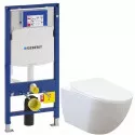 Комплект подвесной унитаз Creavit Free FE320-11CB00E-0000 + KC0903.02.0000E + система инсталляции Geberit 111.300.00.5