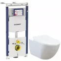 Комплект подвесной унитаз Creavit Free FE320-11CB00E-0000 + KC0903.02.0000E + система инсталляции Geberit 111.362.00.5