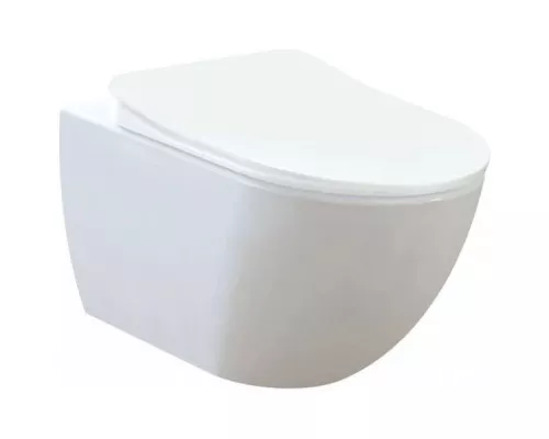 Приобрести Комплект подвесной унитаз Creavit Free FE320-11CB00E-0000 + KC0903.02.0000E + система инсталляции TECE 9300302 + 9240401 в магазине сантехники Santeh-Crystal.ru