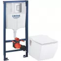 Комплект подвесной унитаз Creavit Trend TP324-11CB00E-0000 + KC2303.01.0000E + система инсталляции Grohe 38772001 Комплект подвесной унитаз Creavit Trend TP324-11CB00E-0000 + KC2303.01.0000E + система инсталляции Grohe 38772001