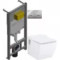 Комплект подвесной унитаз Creavit Trend TP324-11CB00E-0000 + KC2303.01.0000E + система инсталляции Jacob Delafon E29025-NF + E29027-CP Комплект подвесной унитаз Creavit Trend TP324-11CB00E-0000 + KC2303.01.0000E + система инсталляции Jacob Delafon E29025-NF + E29027-CP