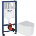 Комплект подвесной унитаз IDDIS Stone STORDSEI25 + система инсталляции Grohe 38721001 Комплект подвесной унитаз IDDIS Stone STORDSEI25 + система инсталляции Grohe 38721001