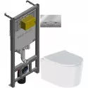 Комплект подвесной унитаз IDDIS Stone STORDSEI25 + система инсталляции Jacob Delafon E29025-NF + E29027-CP Комплект подвесной унитаз IDDIS Stone STORDSEI25 + система инсталляции Jacob Delafon E29025-NF + E29027-CP