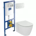 Комплект подвесной унитаз Ideal Standard Connect E771801 + E772401 + система инсталляции Villeroy & Boch 92246100 + 92249068