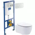 Комплект подвесной унитаз SSWW NC2038 + система инсталляции Villeroy & Boch 92246100 + 92249068 Комплект подвесной унитаз SSWW NC2038 + система инсталляции Villeroy & Boch 92246100 + 92249068