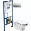 Комплект подвесной унитаз Roca Dama Senso 346517000 + ZRU9302820 + система инсталляции Villeroy & Boch 92246100 + 92249061