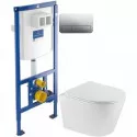 Комплект подвесной унитаз Teka Nexos 117320001 + система инсталляции Villeroy & Boch 92246100 + 92249061