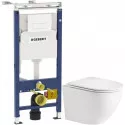 Комплект подвесной унитаз WeltWasser Merzbach 004GL-WT 10000003661 + система инсталляции Geberit 458.125.11.1