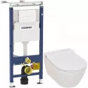 Комплект подвесной унитаз Serel Smart SM25SL + система инсталляции Geberit 458.125.11.1 Комплект подвесной унитаз Serel Smart SM25SL + система инсталляции Geberit 458.125.11.1