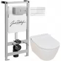 Комплект подвесной унитаз Serel Smart SM25SL + система инсталляции Jacob Delafon E5504-NF + E4316-00 Комплект подвесной унитаз Serel Smart SM25SL + система инсталляции Jacob Delafon E5504-NF + E4316-00