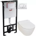 Комплект подвесной унитаз Serel Smart SM25SL + система инсталляции AlcaPlast AM101/11203:1RUSSETM70 Комплект подвесной унитаз Serel Smart SM25SL + система инсталляции AlcaPlast AM101/11203:1RUSSETM70