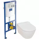 Комплект подвесной унитаз Serel Smart SM25SL + система инсталляции Villeroy & Boch 92246100 Комплект подвесной унитаз Serel Smart SM25SL + система инсталляции Villeroy & Boch 92246100
