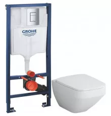 Комплект подвесной унитаз Am.Pm Inspire 2.0 C50A1700SC + система инсталляции Grohe 38772001