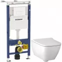 Комплект подвесной унитаз Geberit Smyle Square 500.683.01.1 + система инсталляции Geberit 458.125.11.1 Комплект подвесной унитаз Geberit Smyle Square 500.683.01.1 + система инсталляции Geberit 458.125.11.1