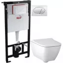Комплект подвесной унитаз Geberit Smyle Square 500.683.01.1 + система инсталляции AlcaPlast AM101/11203:1RUSSETM71 Комплект подвесной унитаз Geberit Smyle Square 500.683.01.1 + система инсталляции AlcaPlast AM101/11203:1RUSSETM71