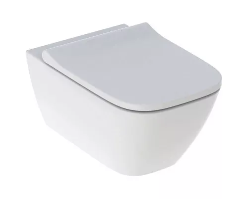Купить Комплект подвесной унитаз Geberit Smyle Square 500.683.01.1 + система инсталляции Tece 9300302 + 9240921 в магазине сантехники Santeh-Crystal.ru