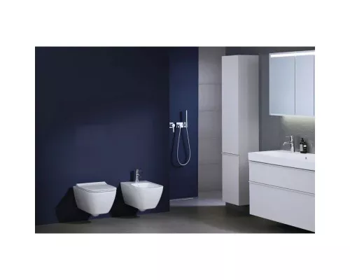 Купить Комплект подвесной унитаз Geberit Smyle Square 500.683.01.1 + система инсталляции Tece 9300302 + 9240921 в магазине сантехники Santeh-Crystal.ru