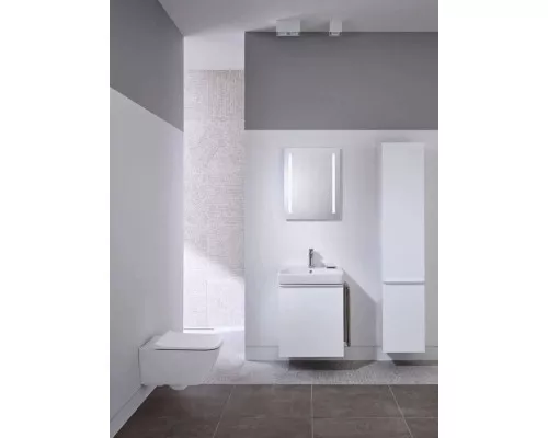 Приобрести Комплект подвесной унитаз Geberit Smyle Square 500.683.01.1 + система инсталляции Jacob Delafon E29025-NF + E29026-01R в магазине сантехники Santeh-Crystal.ru