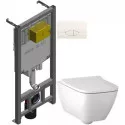 Комплект подвесной унитаз Geberit Smyle Square 500.683.01.1 + система инсталляции Jacob Delafon E29025-NF + E29026-01R Комплект подвесной унитаз Geberit Smyle Square 500.683.01.1 + система инсталляции Jacob Delafon E29025-NF + E29026-01R