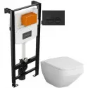 Комплект подвесной унитаз Am.Pm Inspire 2.0 C50A1700SC + система инсталляции Jacob Delafon E24156-NF + E20859-7-BMT Комплект подвесной унитаз Am.Pm Inspire 2.0 C50A1700SC + система инсталляции Jacob Delafon E24156-NF + E20859-7-BMT