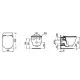 Заказать Комплект подвесной унитаз Ideal Standard Tesi Aquablade T007901 + T352701 + система инсталляции Jacob Delafon E24156-NF + E20859-7-BMT в магазине сантехники Santeh-Crystal.ru