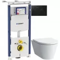 Комплект подвесной унитаз Laufen Kartell by Laufen 8.2033.6.000.000.1 + 8.9133.1.000.000.1 + система инсталляции Geberit 111.362.00.5 + 115.770.DW.5