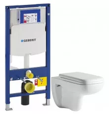Комплект подвесной унитаз Orange C03-100W + система инсталляции Geberit 111.300.00.5