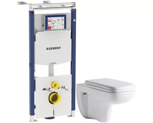 Приобрести Комплект подвесной унитаз Orange C03-100W + система инсталляции Geberit 111.362.00.5 в магазине сантехники Santeh-Crystal.ru