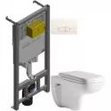Комплект подвесной унитаз Orange C03-100W + система инсталляции Jacob Delafon E29025-NF + E29026-01R Комплект подвесной унитаз Orange C03-100W + система инсталляции Jacob Delafon E29025-NF + E29026-01R