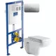 Приобрести Комплект подвесной унитаз Orange C03-100W + система инсталляции Villeroy & Boch 92246100 + 92249061 в магазине сантехники Santeh-Crystal.ru