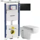 Приобрести Комплект подвесной унитаз Orange C03-100W + система инсталляции Geberit 111.362.00.5 + 115.770.DW.5 в магазине сантехники Santeh-Crystal.ru