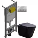 Комплект подвесной унитаз Esbano Clavel ESUPCLAVB + система инсталляции Jacob Delafon E29025-NF + E29027-CP Комплект подвесной унитаз Esbano Clavel ESUPCLAVB + система инсталляции Jacob Delafon E29025-NF + E29027-CP