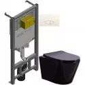 Комплект подвесной унитаз Esbano Clavel ESUPCLAVB + система инсталляции Jacob Delafon E29025-NF + E29026-01R Комплект подвесной унитаз Esbano Clavel ESUPCLAVB + система инсталляции Jacob Delafon E29025-NF + E29026-01R