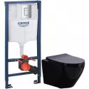Комплект подвесной унитаз Esbano Azalea ESUPAZALB + система инсталляции Grohe 38772001 Комплект подвесной унитаз Esbano Azalea ESUPAZALB + система инсталляции Grohe 38772001