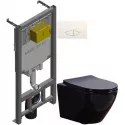 Комплект подвесной унитаз Esbano Azalea ESUPAZALB + система инсталляции Jacob Delafon E29025-NF + E29026-01R Комплект подвесной унитаз Esbano Azalea ESUPAZALB + система инсталляции Jacob Delafon E29025-NF + E29026-01R