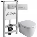 Комплект Ideal Standard Connect E803501 + E712701 + система инсталляции Jacob Delafon E5504-NF + E4326-CP