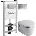 Комплект Ideal Standard Connect E803501 + E712701 + система инсталляции Jacob Delafon E5504-NF + E4316-CP