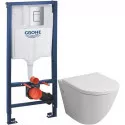 Комплект подвесной унитаз Grossman GR-4411 + система инсталляции Grohe 38772001