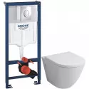 Комплект подвесной унитаз Grossman GR-4411 + система инсталляции Grohe 38721001