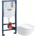 Комплект подвесной унитаз Duravit Architec 45720900A1 + система инсталляции Grohe 38772001 Комплект подвесной унитаз Duravit Architec 45720900A1 + система инсталляции Grohe 38772001