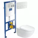 Комплект подвесной унитаз Duravit Architec 45720900A1 + система инсталляции Villeroy & Boch 92246100 + 92249068 Комплект подвесной унитаз Duravit Architec 45720900A1 + система инсталляции Villeroy & Boch 92246100 + 92249068