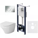 Комплект подвесной унитаз + система инсталляции Am.Pm Inspire Pro L IS49051.501700