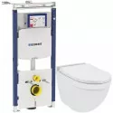 Комплект подвесной унитаз Jaquar Solo SLS-WHT-6953BIUFSM + система инсталляции Geberit 111.362.00.5