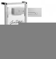 Комплект подвесной унитаз Jaquar Solo SLS-WHT-6953BIUFSM + система инсталляции Jacob Delafon E5504-NF + E4326-CP