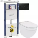 Комплект подвесной унитаз Jaquar Solo SLS-WHT-6953BIUFSM + система инсталляции Geberit 111.362.00.5 + 115.770.DW.5