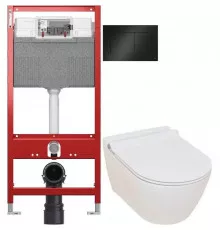 Комплект подвесной унитаз Serel Smart SM25SL + система инсталляции Tece 9300302 + 9240407